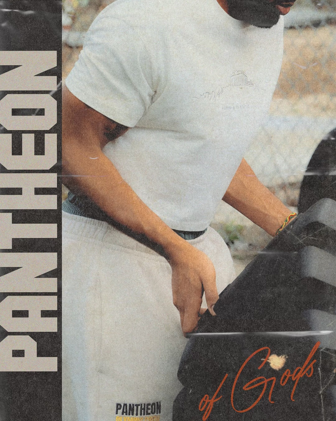 Olympic Crew Sweatpants-Dune